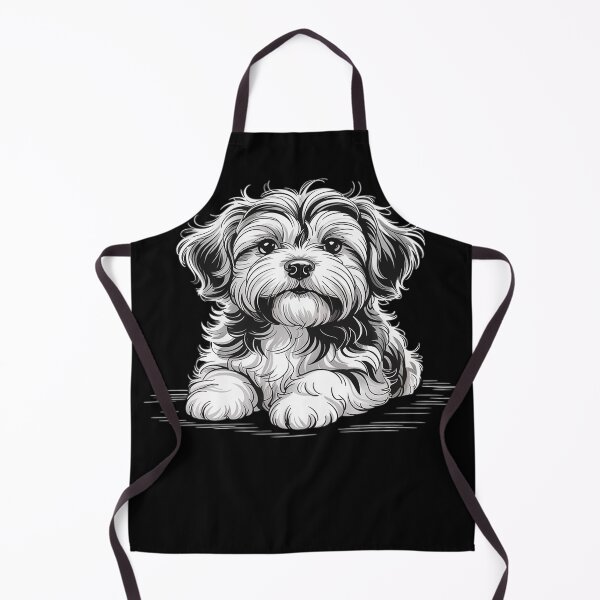 Item preview, Cavapoo Dog Face Art Sketch designed and sold by heeun.