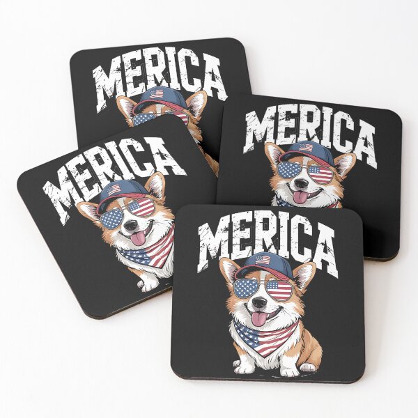 Item preview, Corgi 4th of July US American Flag Dog Patriotic designed and sold by BakeryDozen.