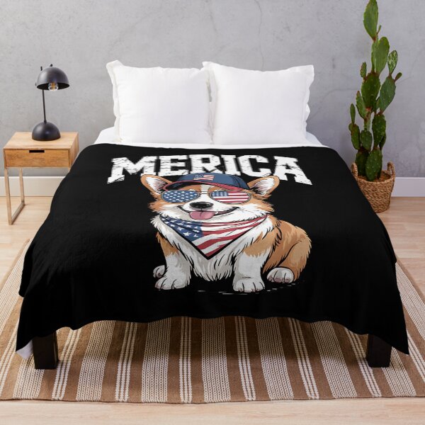 Item preview, Corgi 4th of July US American Flag Dog Patriotic designed and sold by BakeryDozen.