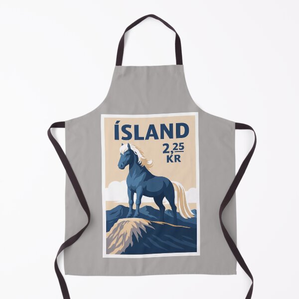 Item preview, Iceland Horse Postage Stamp Poster designed and sold by retrographics.