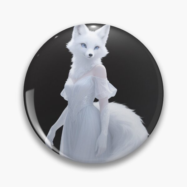 Item preview, elegant little white fox designed and sold by anarojas96.