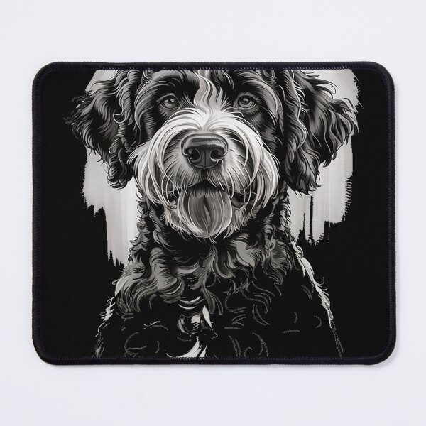 Item preview, Black Labradoodle Dog designed and sold by rbc-wrights.