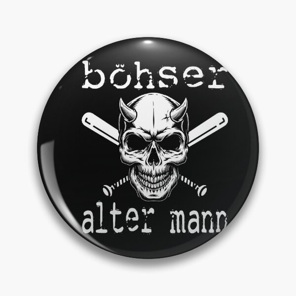 Item preview, Mean Old Man; German; designed and sold by StickerApe.