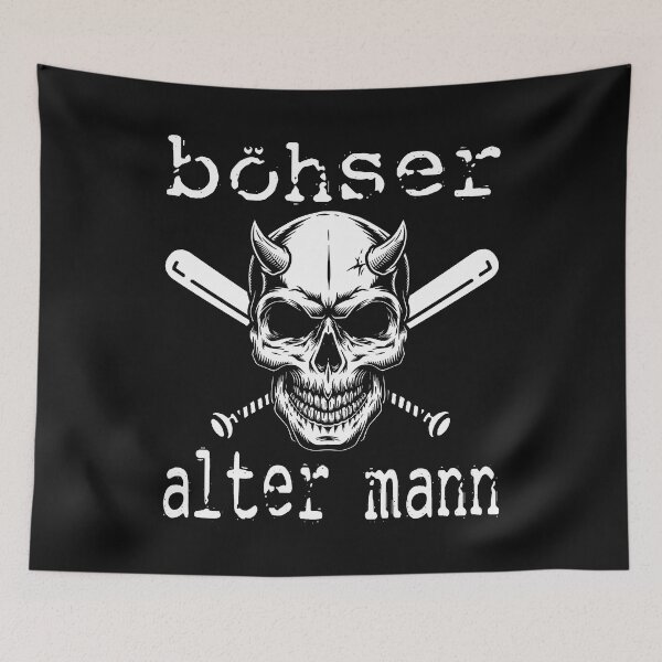 Item preview, Mean Old Man; German; designed and sold by StickerApe.