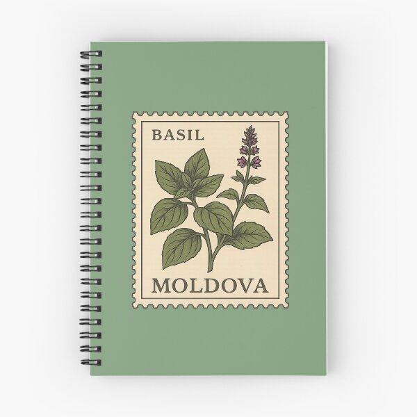 Item preview, Basil Moldova Postage Stamp Vintage Botanical designed and sold by Planthem.