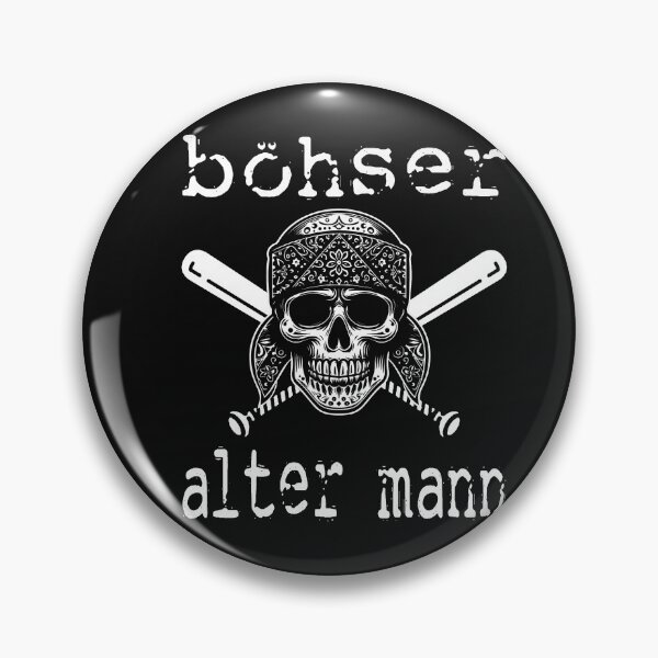 Item preview, Mean Old Man; German; designed and sold by StickerApe.