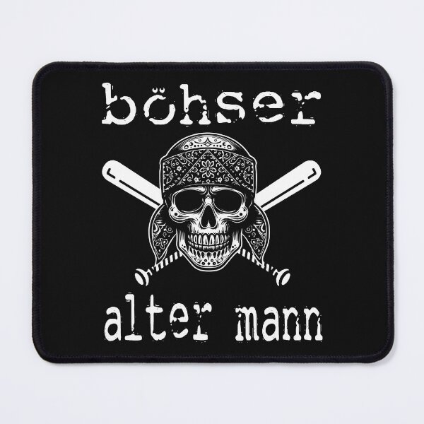 Item preview, Mean Old Man; German; designed and sold by StickerApe.