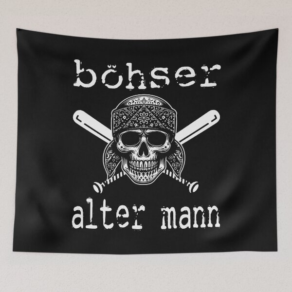 Item preview, Mean Old Man; German; designed and sold by StickerApe.