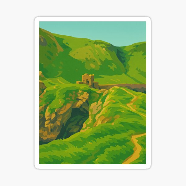 Item preview, Kibane Castle Ruins, Northern Ireland designed and sold by AcrylicCult.