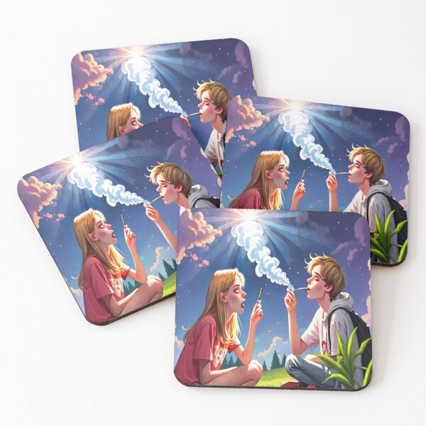 Item preview, Teens Getting High – Cartoon Drug Parody designed and sold by KoliBabb.
