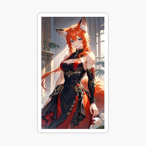 Item preview, beautiful girl with cat ears designed and sold by anarojas96.