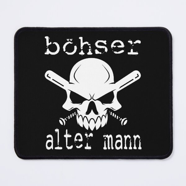 Item preview, Mean Old Man; German; designed and sold by StickerApe.