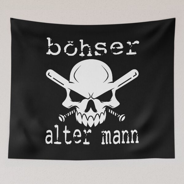 Item preview, Mean Old Man; German; designed and sold by StickerApe.