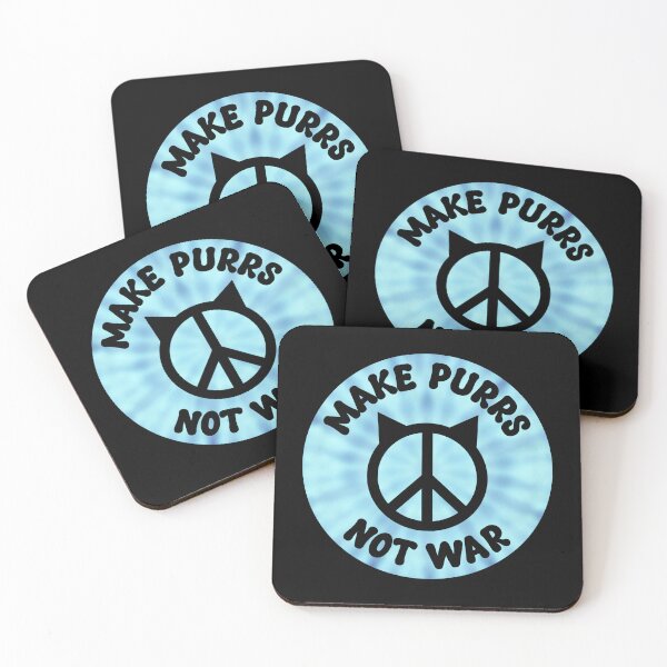 Item preview, Make Purrs, Not War designed and sold by MannyShop.