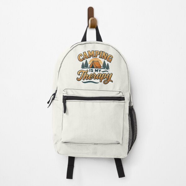 Item preview, Camping is My Therapy - Retro Outdoor Adventure designed and sold by QuirkySpark.
