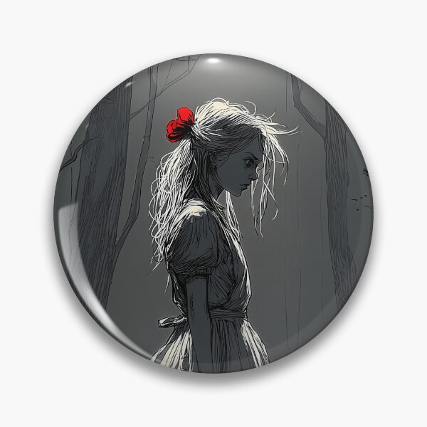 Artikelvorschau, Gothic Wonderland Girl und finstere Katze im Schatten entworfen und verkauft von Skolyak.