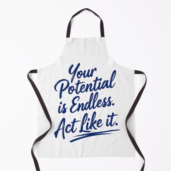 Item preview, Your Potential is Endless Act Like It - Handwritten Quote - Boho Inspirational Tote, Mug, Poster Design designed and sold by Typography Prints.