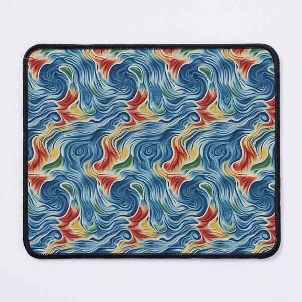Item preview, Shibori Splash Repeating Multicolor Pattern designed and sold by DracosFire.