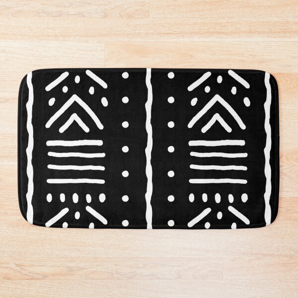 Item preview, Black and White Bold African Bogolan Art designed and sold by funkyvibes.