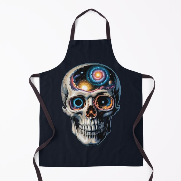 Item preview, Trippy Cosmic Skull Art Psychedelic Galaxy Eyes Spiral designed and sold by Parkerzz.
