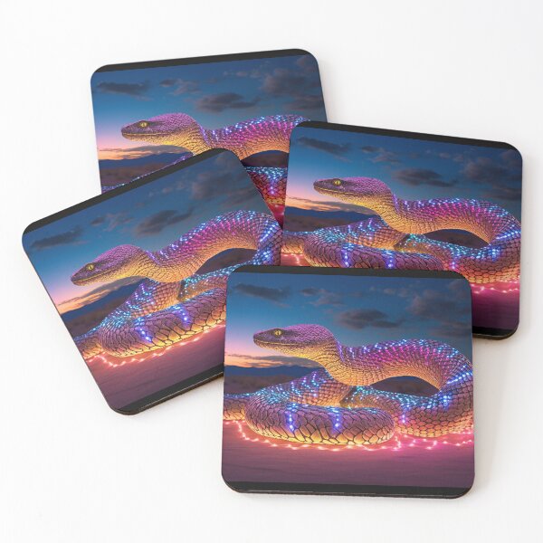 Item preview, Glowing Snake in the Desert 001 designed and sold by Imthenats Photography and Art.