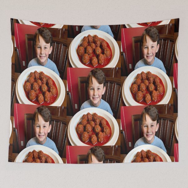 Item preview, The Meatball Kid – Messy, Saucy, and Proud designed and sold by KoliBabb.
