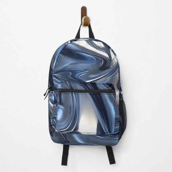 Item preview, Blue liquid metal pattern designed and sold by safeelyOfficial.