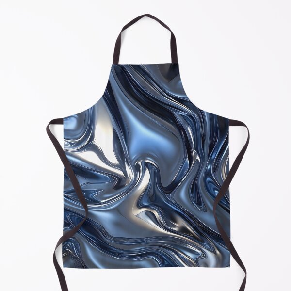 Item preview, Blue liquid metal pattern designed and sold by safeelyOfficial.
