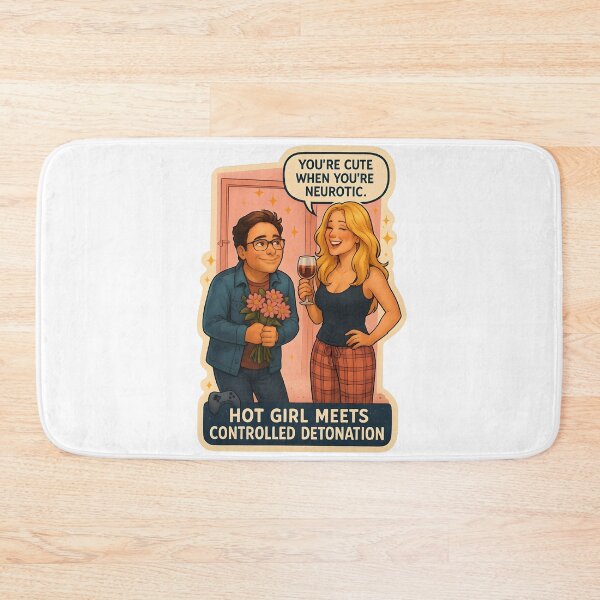 Item preview, Hot Girl Meets Controlled Detonation – Leonard & Penny Love Explosion designed and sold by MAVNALE.