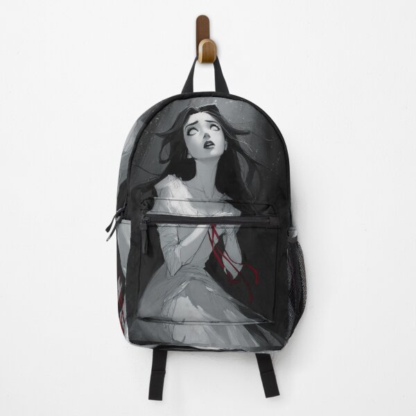 Item preview, Drowned in Moonlight – Gothic Underwater Lady with Red Ribbon designed and sold by Skolyak.