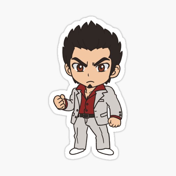 Item preview, Kazuma Kiryu Chibi designed and sold by lifesacockatoo.