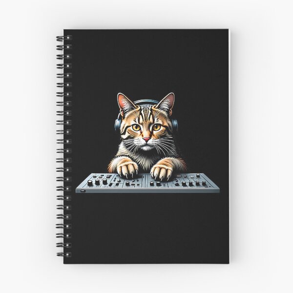 Item preview, Cat Synthesizer designed and sold by Funny Vintage Stickers And T-Shirts.