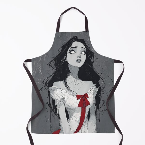 Artikelvorschau, Geisterhafte Jungfrau mit purpurroter Schleife – Gothic Fantasy Portrait entworfen und verkauft von Skolyak.