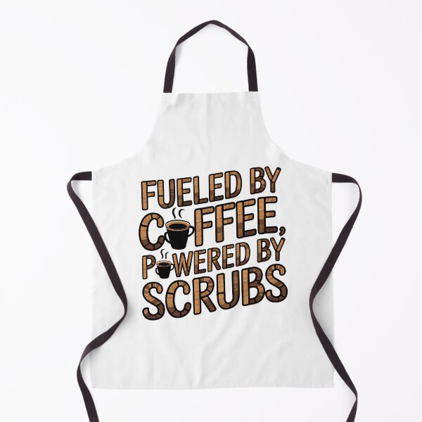 Item preview, Fueled by Coffee Powered by Scrubs – Funny Nurse Coffee designed and sold by CuteDesignables.