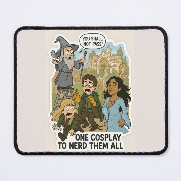 Item preview, One Cosplay to Nerd Them All designed and sold by MAVNALE.