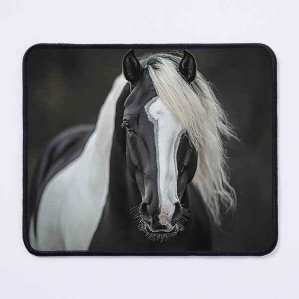 Item preview, Black Paint Horse portrait designed and sold by CritterWisdom.