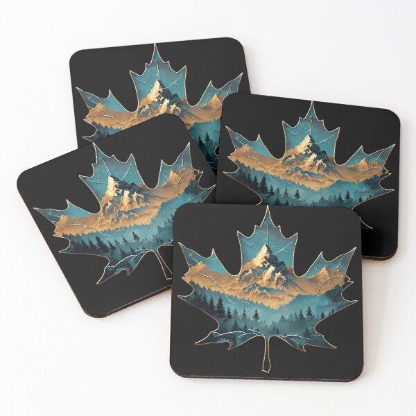 Item preview, Mountain in Maple Leaf designed and sold by DragonPurple.