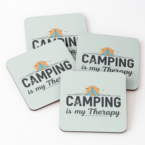 Item preview, Camping Is My Therapy – Modern Minimalist Outdoor Adventure designed and sold by QuirkySpark.