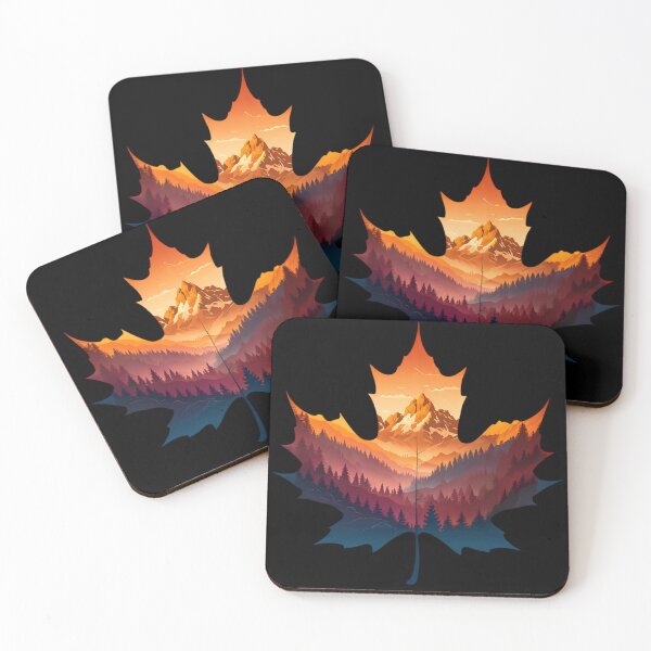 Item preview, Mountain in Maple Leaf designed and sold by DragonPurple.