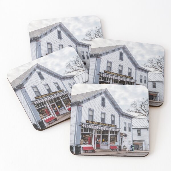 Item preview, Historic - Marine General Store and Marine on St. Croix City Hall in Minnesota designed and sold by LINDA MCKUSICK.