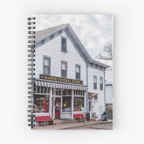 Item preview, Historic - Marine General Store and Marine on St. Croix City Hall in Minnesota designed and sold by LINDA MCKUSICK.