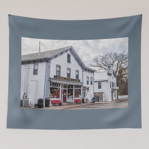 Item preview, Historic - Marine General Store and Marine on St. Croix City Hall in Minnesota designed and sold by LINDA MCKUSICK.