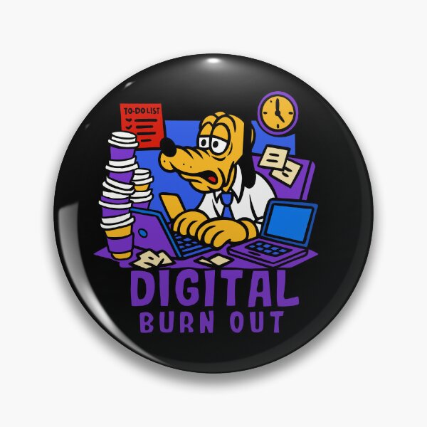 Item preview, Digital Burnout designed and sold by UnicornDreamers.