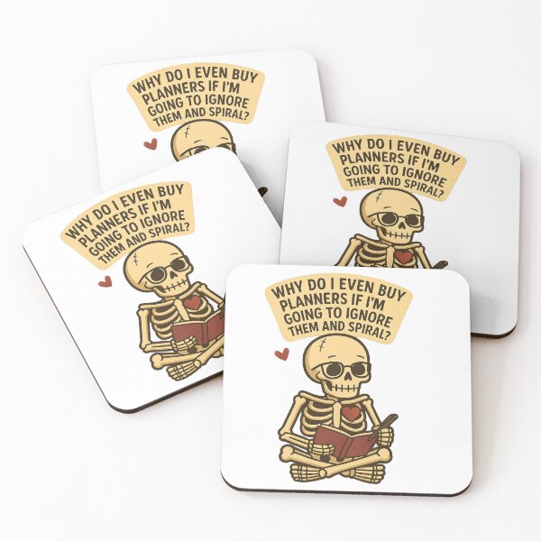 Item preview, Planner Spiral Skeleton designed and sold by Bluntdivas.