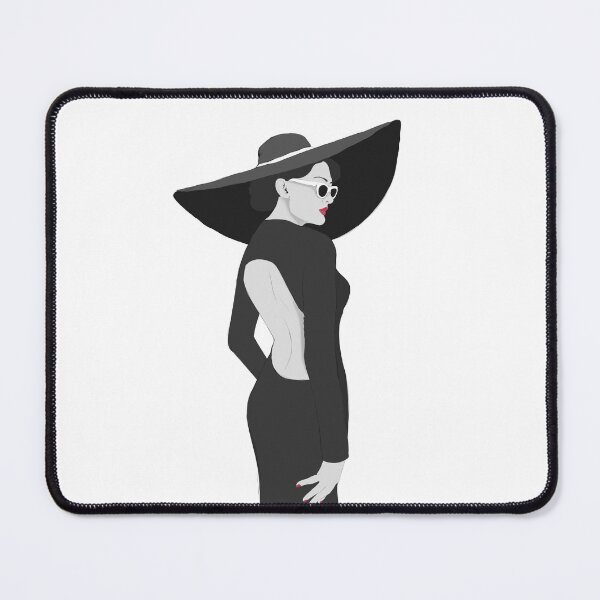 Item preview, Black and white illustration woman designed and sold by cadstudios.