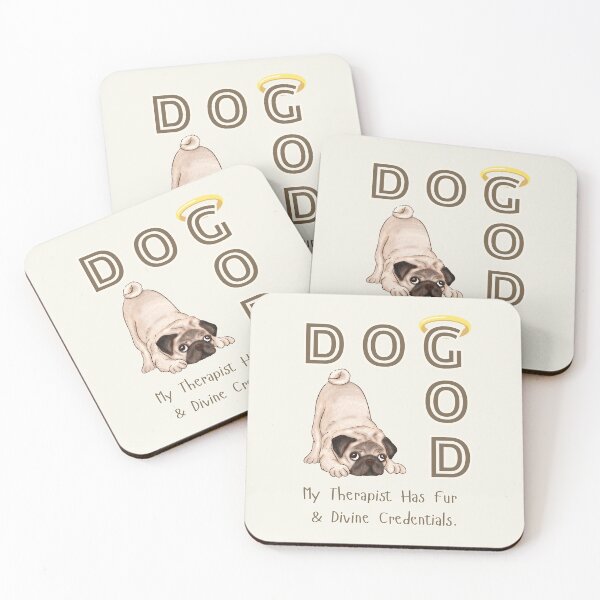 Item preview, DOG - GOD. My therapist has fur & divine credentials. designed and sold by InkVolt.