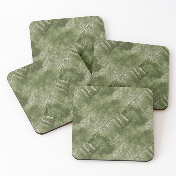 Item preview, Rustic Grunge Abstract in Green designed and sold by Artistestella.