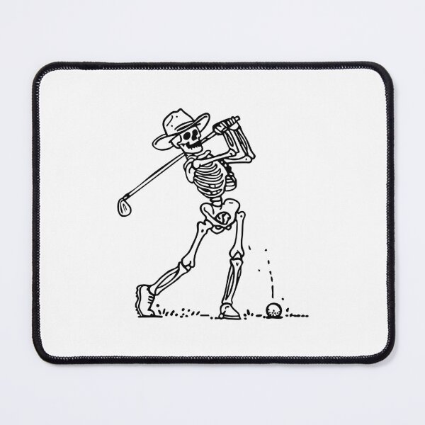 Item preview, Dead Aim – Cowboy Skeleton Golf Ink Art designed and sold by InkStation24.