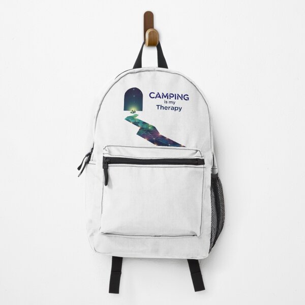 Item preview, Camping is My Therapy, Mystical Night Sky, Outdoor Adventure designed and sold by QuirkySpark.