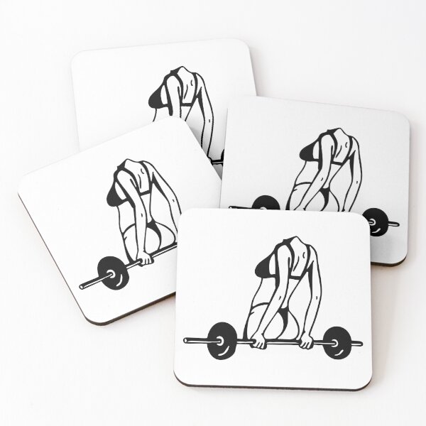 Item preview, Barbell Beauty – Bikini Wrist Curl Ink Art designed and sold by InkStation24.